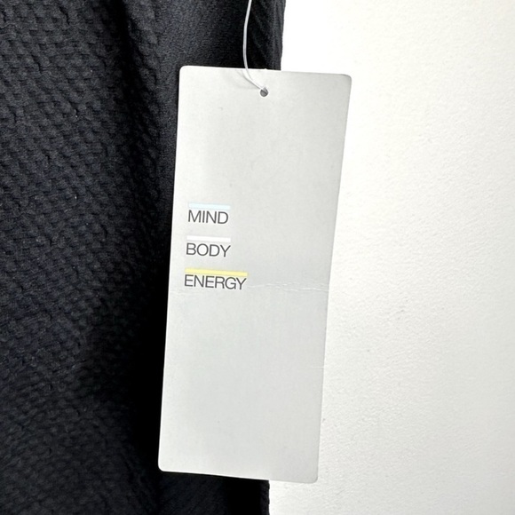 NWT Zella High Waist Seamless Textured 7/8 Leggings Black Size Small - Picture 11 of 13